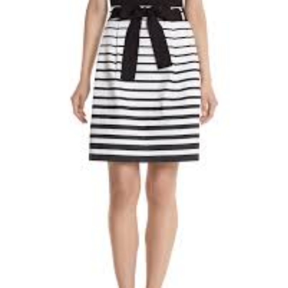 White House Black Market stripe skirt